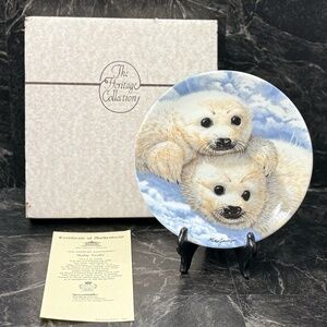 ROYAL GRAFTON “Baby Seals” By Mike Jackson Collector Plate